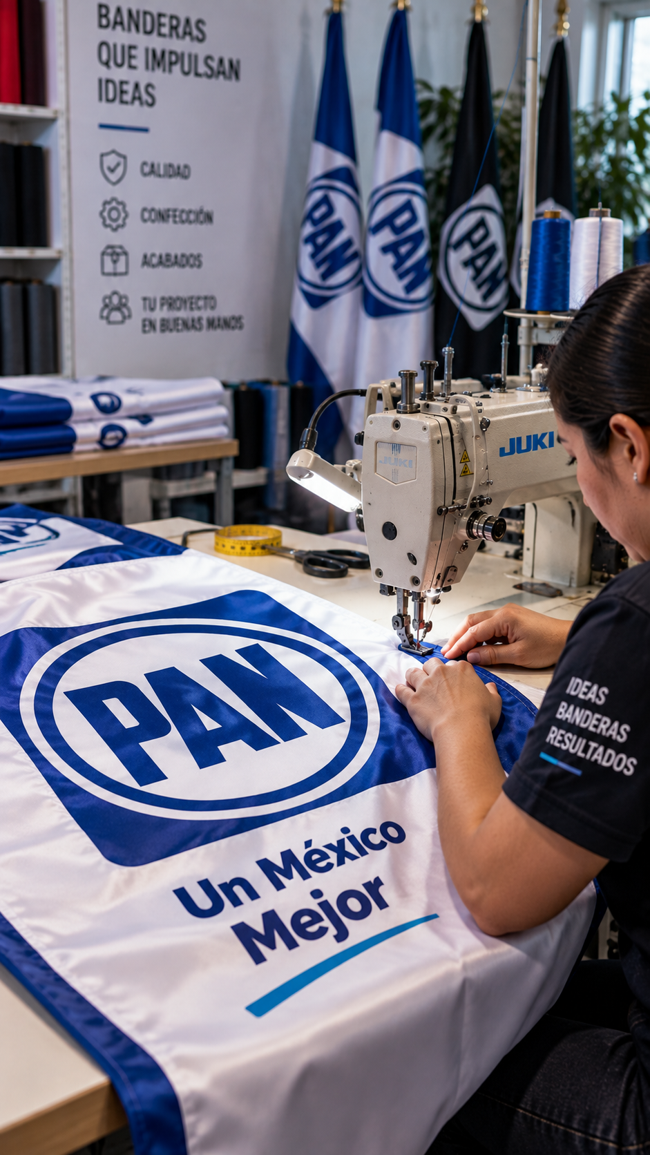 Acabados de banderas
